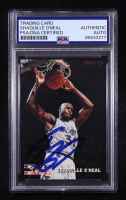 Shaquille O'Neal Signed Shaquille O'Neal/David Robinson 1993-94 Hoops Face to Face #1 (PSA) at PristineAuction.com