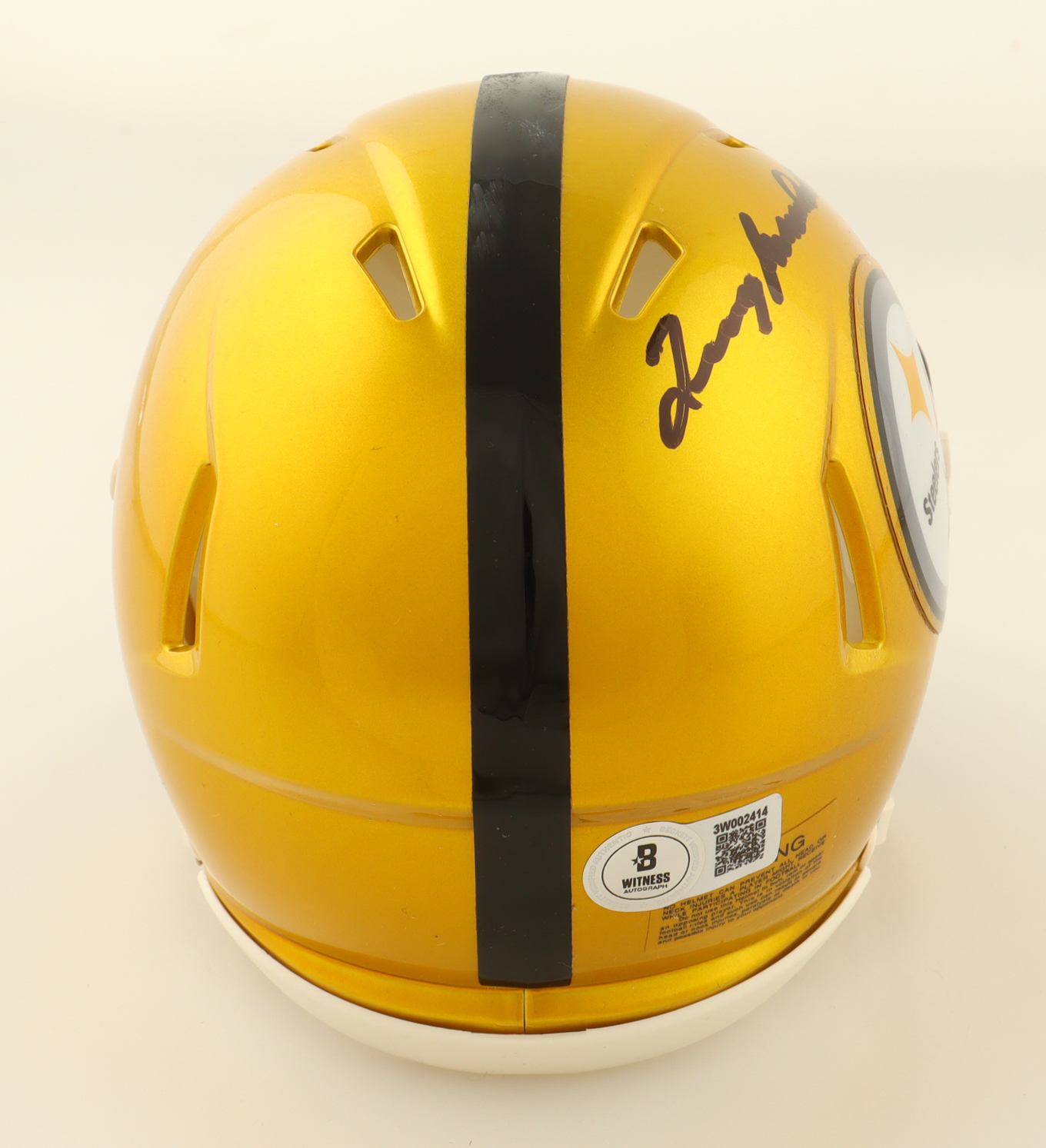 Terry Bradshaw Signed Steelers Flash Alternate Speed Mini Helmet (Beckett) at PristineAuction.com Terry Bradshaw Signed Steelers Flash Alternate Speed Mini Helmet (Beckett) at PristineAuction.com
