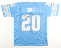 Billy Sims Signed Jersey Inscribed "80 - R.O.Y." (JSA) at PristineAuction.com