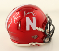 Mike Rozier Signed Nebraska Cornhuskers Flash Alternate Speed Mini Helmet Inscribed "Heisman'83" (Schwartz) at PristineAuction.com