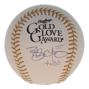 Brandon Crawford Signed Gold Glove Award Baseball Inscribed "4x GG" (JSA) at PristineAuction.com Brandon Crawford Signed Gold Glove Award Baseball Inscribed "4x GG" (JSA) at PristineAuction.com