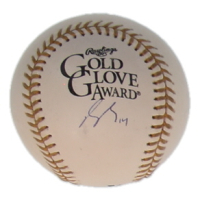 Patrick Bailey Signed Gold Glove Award Baseball (JSA) at PristineAuction.com