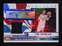 Tim Duncan 2005-06 Topps Big Game All-Star Rally Relics Autographs Shirt #TD #58/111 at PristineAuction.com