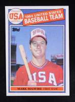 Mark McGwire 1985 Topps 84 USA Baseball Team #401 RC at PristineAuction.com