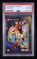 Iron Man 1992 Impel Marvel Universe #62 (PSA 10) at PristineAuction.com
