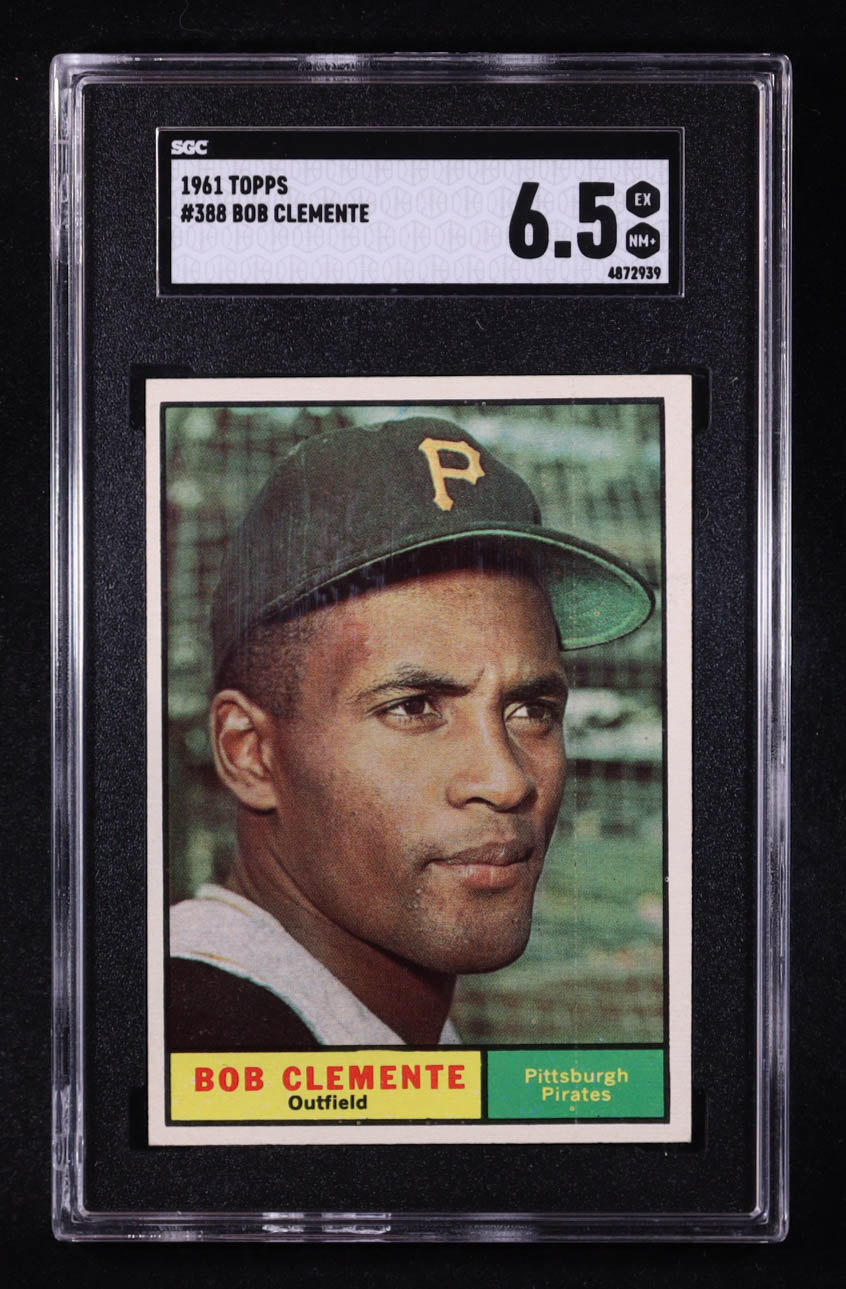 Roberto Clemente 1961 Topps #388 (SGC 6.5) at PristineAuction.com Roberto Clemente 1961 Topps #388 (SGC 6.5) at PristineAuction.com