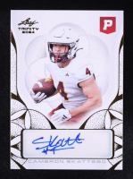 Cameron Skattebo 2024 Leaf Trinity Pristine Auction Autograph #BACS1 RC at PristineAuction.com