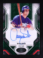 Larry Walker 2025 Topps Tier One Prime Performers Autographs Green Foil #PPALW #30/49 at PristineAuction.com