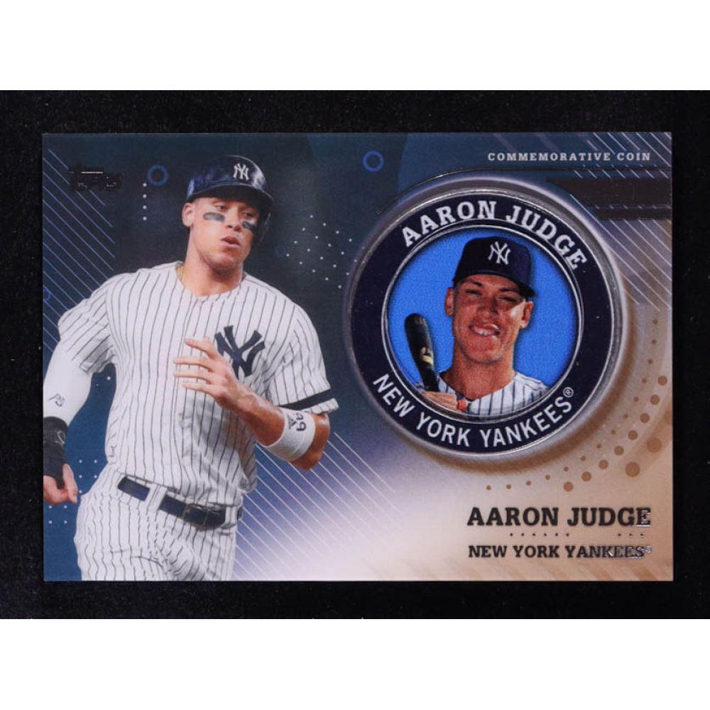 Aaron Judge 2020 Topps Player Medallions Gold #TPMAJ #25/50 at PristineAuction.com