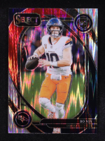 Bo Nix 2024 Select Prizm Black and Red Shock #221 RC at PristineAuction.com