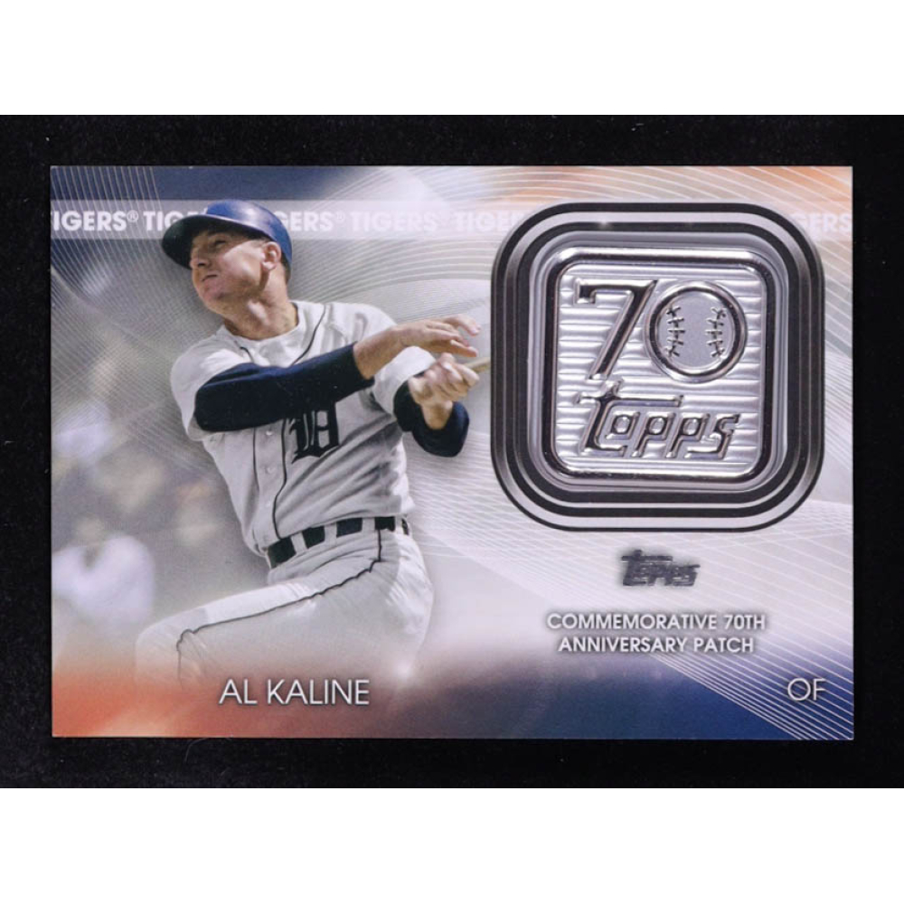 Al Kaline 2021 Topps 70th Anniversary Commemorative Logo Patches #T70PAK at PristineAuction.com
