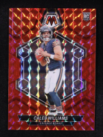 Caleb Williams 2024 Panini Mosaic Mosaic Red #301 RC at PristineAuction.com