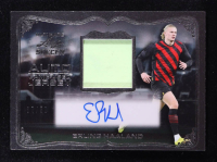 Erling Haaland 2022 Leaf Ultimate Soccer Game-Used Jersey Autograph #JAEH1 #37/50 at PristineAuction.com