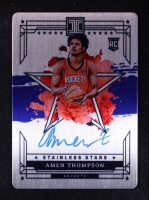 Amen Thompson 2023-24 Panini Impeccable Stainless Stars Autographs #SSA-ATH #19/49 at PristineAuction.com