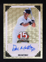 Don Mattingly 2025 Leaf 15th Anniversary Autographs Gold #91ADM1 #1/1 at PristineAuction.com