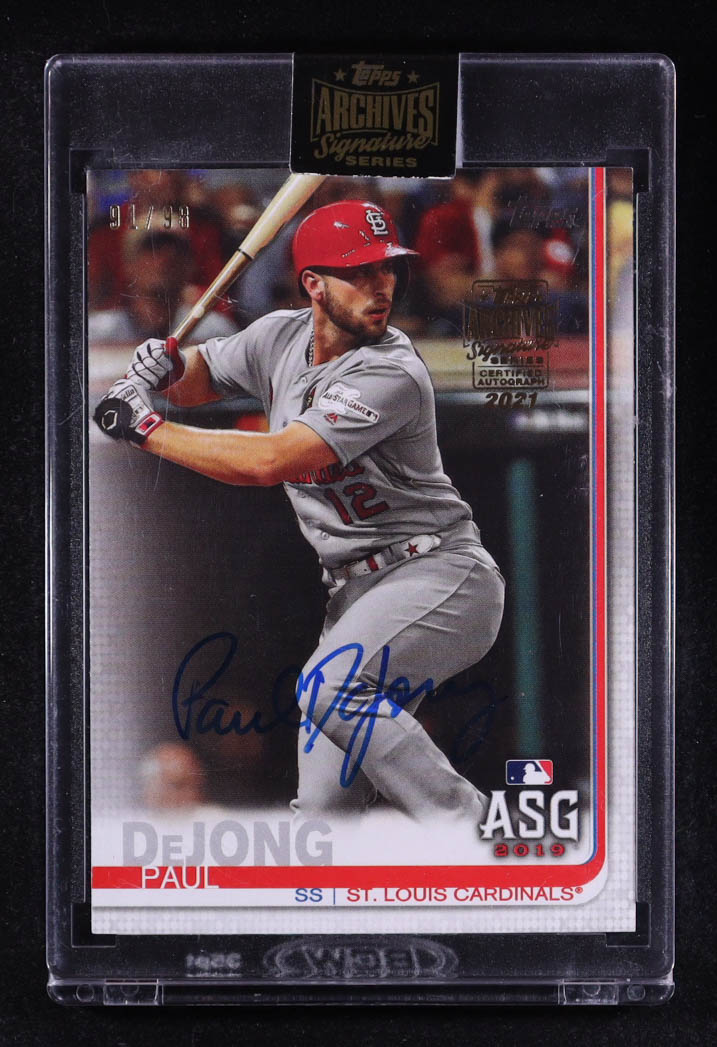 DeJong Paul 2021 Topps Archives Signature Series Active DeJong Paul #TBA #91/98 at PristineAuction.com DeJong Paul 2021 Topps Archives Signature Series Active DeJong Paul #TBA #91/98 at PristineAuction.com
