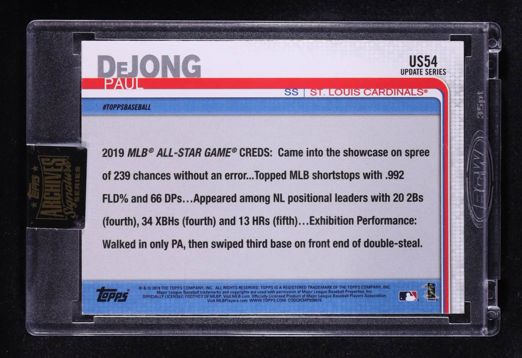 DeJong Paul 2021 Topps Archives Signature Series Active DeJong Paul #TBA #91/98 at PristineAuction.com DeJong Paul 2021 Topps Archives Signature Series Active DeJong Paul #TBA #91/98 at PristineAuction.com