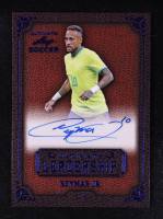Neymar Jr. 2022 Leaf Ultimate Soccer Ultimate Leadership Autographs Blue #LN1 #3/4 at PristineAuction.com