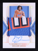 Dillon Jones 2024-25 Panini National Treasures Gold FOTL Jersey Autograph #117 RC #15/20 at PristineAuction.com