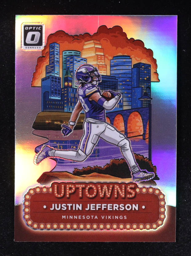 Justin Jefferson 2024 Donruss Optic Uptowns #19 at PristineAuction.com Justin Jefferson 2024 Donruss Optic Uptowns #19 at PristineAuction.com