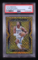 Jalen Williams 2023 Panini Obsidian Electric Etch Gold Flood #77 #1/10 (PSA 9) at PristineAuction.com