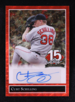Curt Schilling 2025 Leaf 15th Anniversary Gold Leaf Stars Autographs #92ACS1 #1/1 at PristineAuction.com