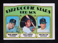 Mike Garman / Cecil Cooper RC / Carlton Fisk RC 1972 Topps Rookie Stars #79 at PristineAuction.com