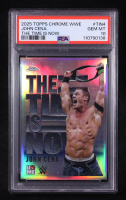 John Cena 2025 Topps Chrome WWE The Time Is Now #TIN4 (PSA 10) at PristineAuction.com