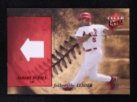 Albert Pujols 2005 Ultra Follow the Leader Jersey Red #AP at PristineAuction.com