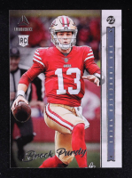 Brock Purdy 2022 Panini Chronicles Luminance Update Vertical Rookies #213 RC at PristineAuction.com