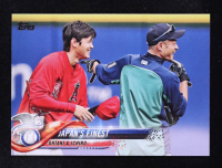 Shohei Ohtani RC / Ichiro Suzuki 2018 Topps Update #US153 Japan's Finest at PristineAuction.com