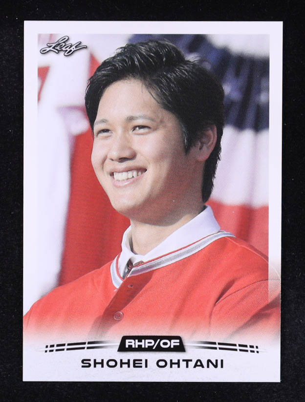 Shohei Ohtani 2018 Leaf Ohtani Retail #01 RC at PristineAuction.com Shohei Ohtani 2018 Leaf Ohtani Retail #01 RC at PristineAuction.com