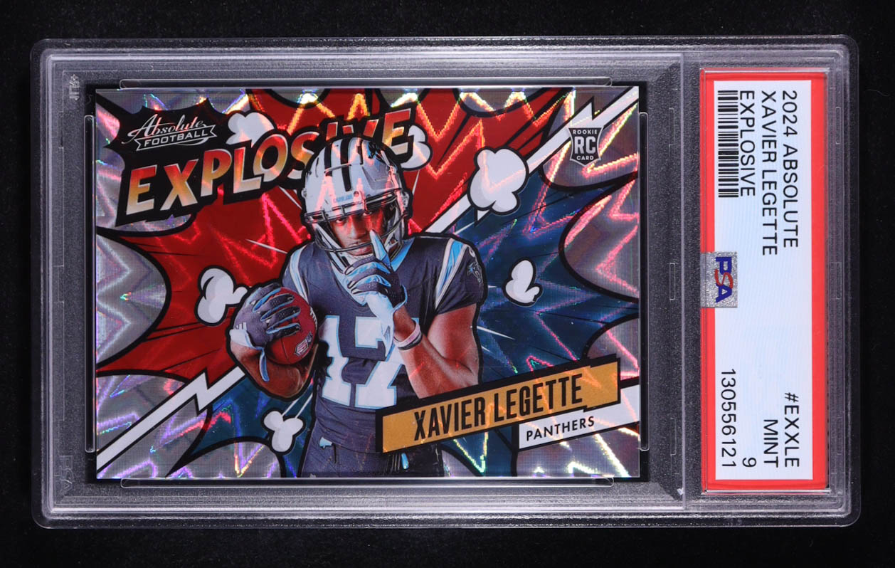 Xavier Legette 2024 Absolute Explosive #EXXLE RC (PSA 9) at PristineAuction.com Xavier Legette 2024 Absolute Explosive #EXXLE RC (PSA 9) at PristineAuction.com