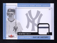 Don Mattingly 2005 Classic Clippings Cut of History Single Jersey Blue #DM at PristineAuction.com