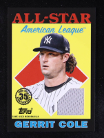Gerrit Cole 2023 Topps '88 Topps All Star Relics Black #88ASRGC #66/199 at PristineAuction.com