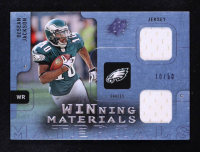 DeSean Jackson 2009 SPx Winning Materials Blue Dual Swatch #WDJ #10/50 at PristineAuction.com