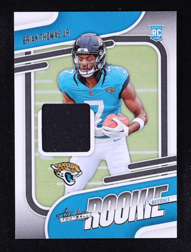 Brian Thomas Jr. 2024 Absolute Absolute Rookie Materials #11 RC at PristineAuction.com Brian Thomas Jr. 2024 Absolute Absolute Rookie Materials #11 RC at PristineAuction.com