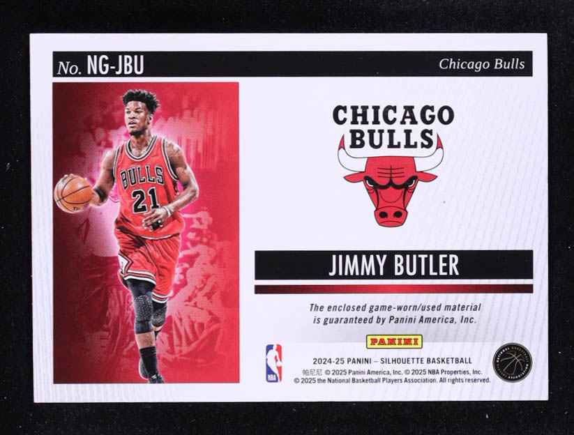Jimmy Butler III 2024-25 Panini Silhouette NBA Gear #1 at PristineAuction.com Jimmy Butler III 2024-25 Panini Silhouette NBA Gear #1 at PristineAuction.com