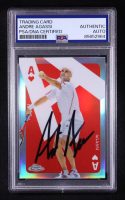 Andre Agassi Signed 2024 Topps Chrome Aces #CASAA (PSA) at PristineAuction.com