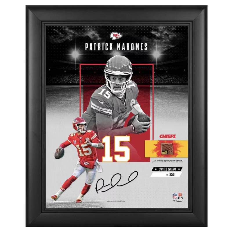 Patrick Mahomes LE Chiefs "Instant Impact Custom Framed Photo at PristineAuction.com Patrick Mahomes LE Chiefs "Instant Impact Custom Framed Photo at PristineAuction.com