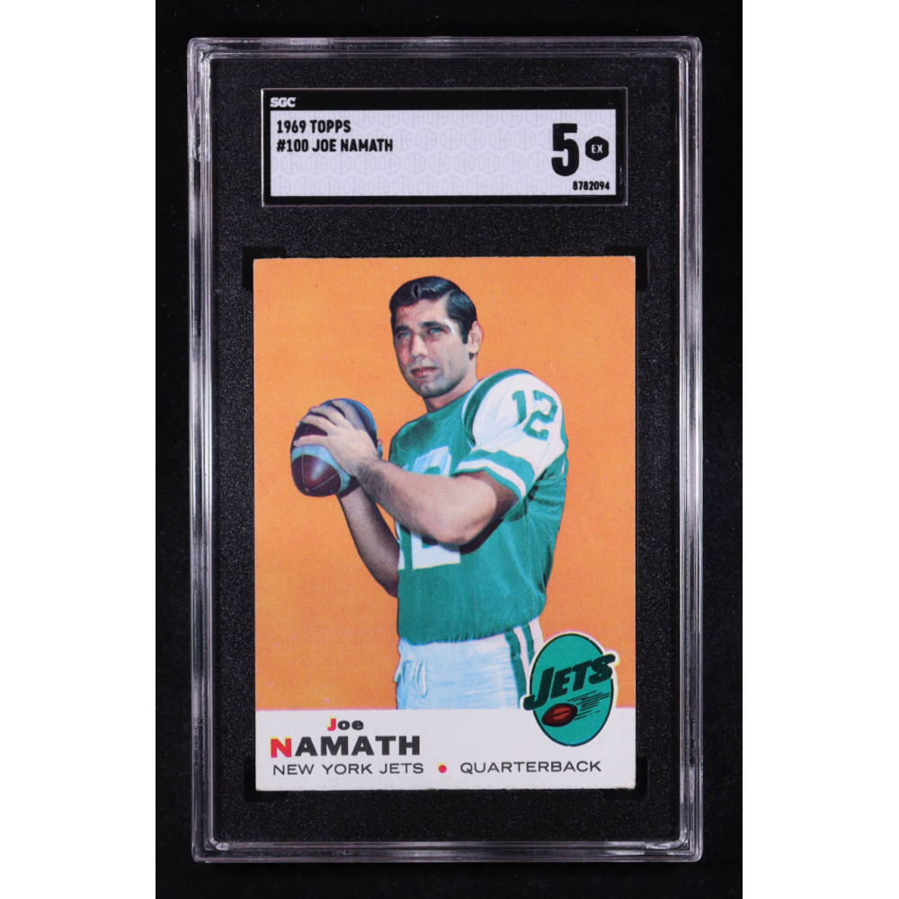 Joe Namath 1969 Topps #100 (SGC 5) at PristineAuction.com
