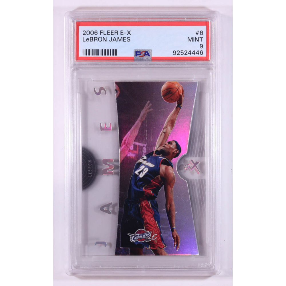 LeBron James 2006 Fleer E-X #6 (PSA 9) at PristineAuction.com