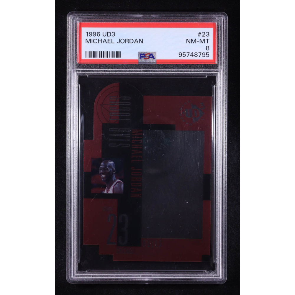 Michael Jordan 1996 UD3 #23 (PSA 8) at PristineAuction.com