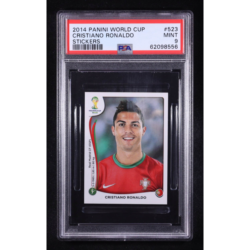 Cristiano Ronaldo 2014 Panini World Cup Stickers #523 (PSA 9) at PristineAuction.com