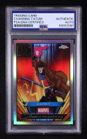 Channing Tatum Signed Gambit 2025 Topps Chrome Marvel Anniversaries #25 (PSA) at PristineAuction.com