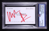 Christian Bale Signed "American Psycho" Business Card (PSA) at PristineAuction.com