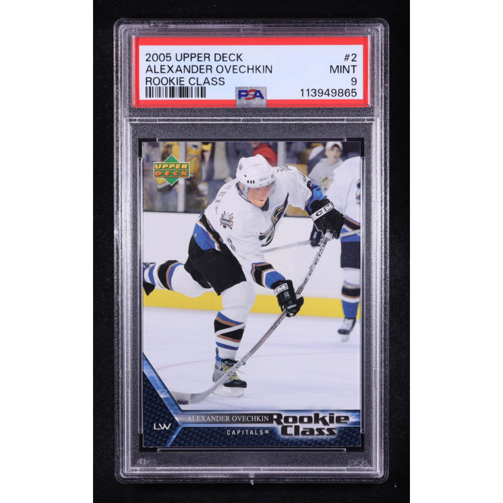 Alexander Ovechkin 2005-06 Upper Deck Rookie Class #2 RC (PSA 9) at PristineAuction.com