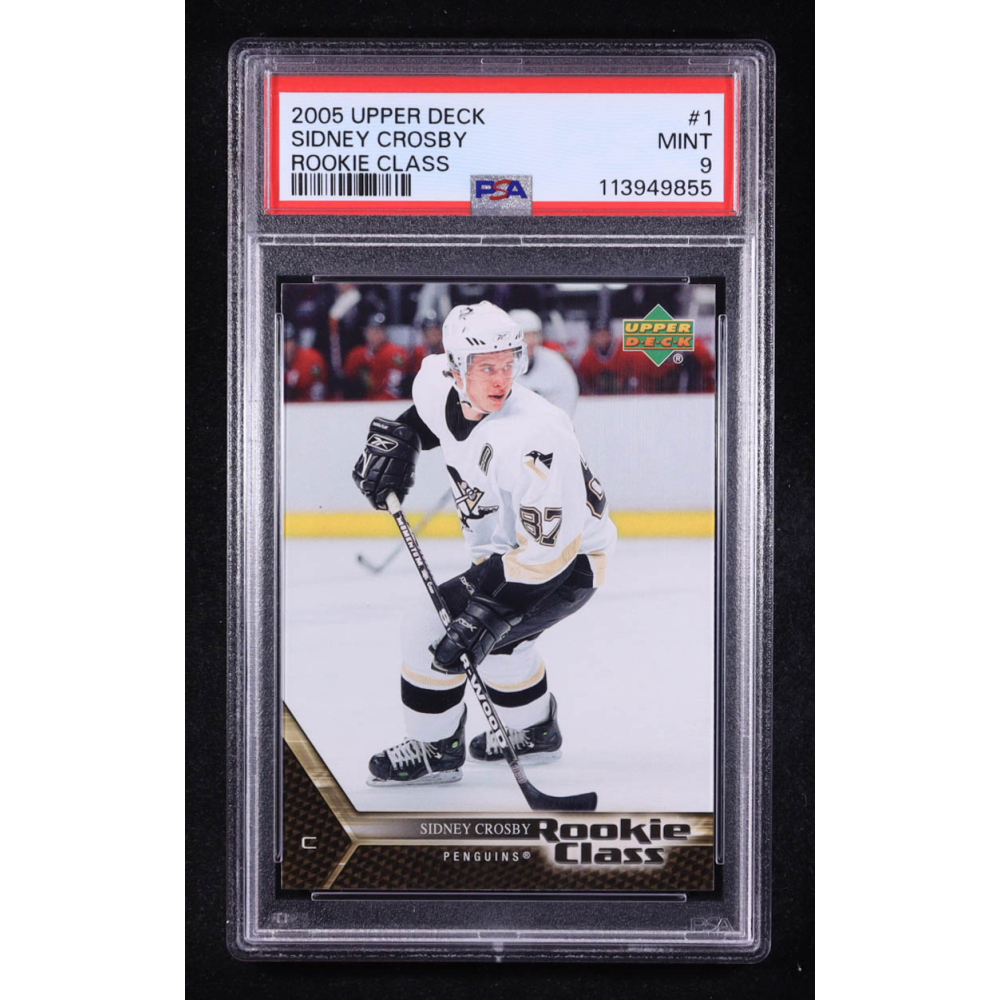 Sidney Crosby 2005-06 UD Rookie Class #1 RC (PSA 9) at PristineAuction.com