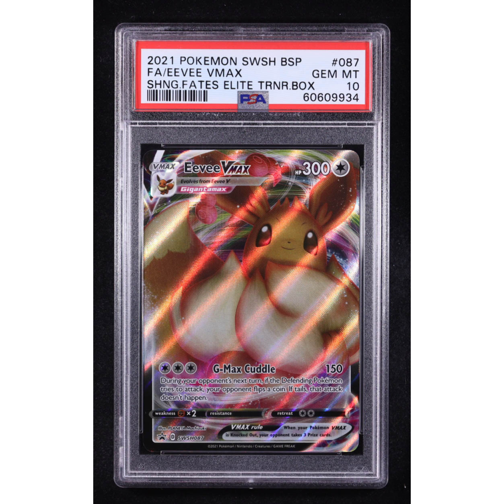 Eevee VMAX 2021 Pokemon Sword & Shield Promos #87 Holo (PSA 10) at PristineAuction.com