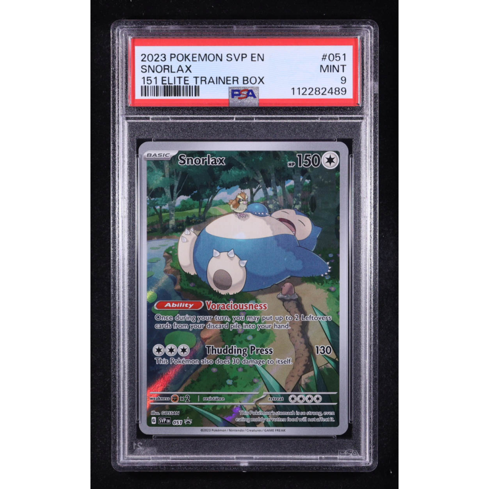 Snorlax 2023 Pokemon Scarlet & Violet Promos #51 (PSA 9) at PristineAuction.com